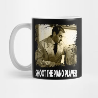 Vintage Noir Vibes Relive Shoot Player with Stylish Fan Fashion Mug